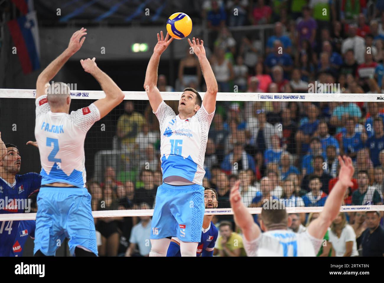 Gregor Ropret (Slovenia). Volleyball World Championship 2022 Stock