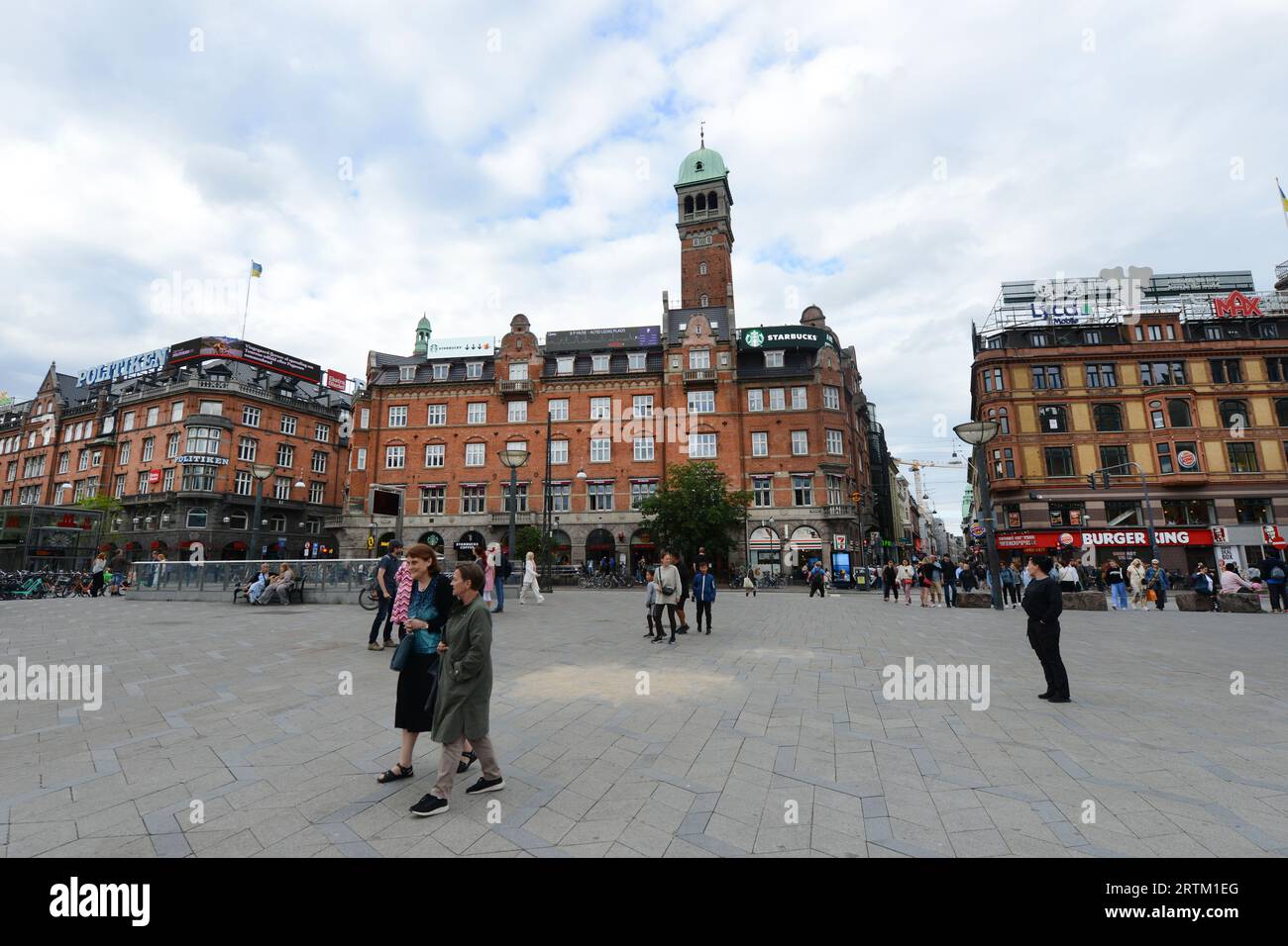 City Hall Square in Copenhagen, Denmark Stock Photo Alamy
