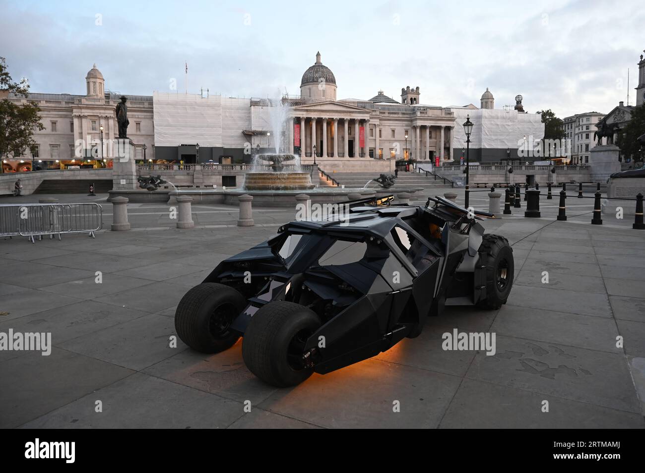 The Tumbler (Christian Bale's Batman's epic batmobile) stunt in