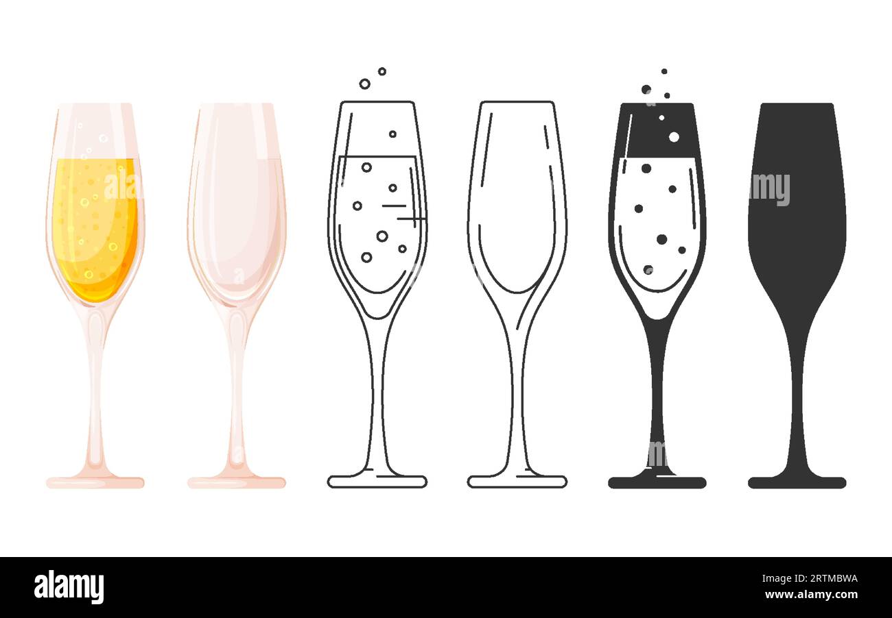 champagne-glass-flat-line-silhouette-glyph-set-sparkling-alcohol-white-wine-fizz-clear-wineglass-editable-line-outline-cut-out-stencil-stamp-print-black-icon-banner-postcard-greeting-card-isolated-stock-vector-image