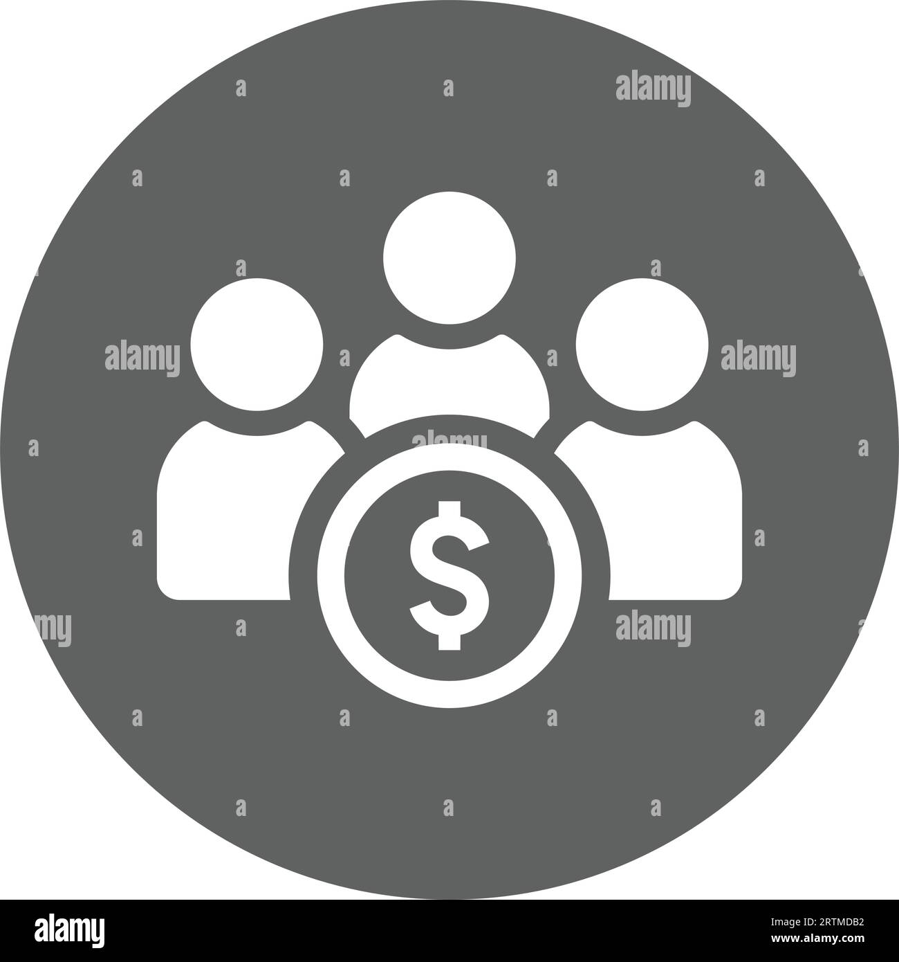 Group Money icon. Stunning design suitable for web, print media, online design, commercial use, or any type of design project. Stock Vector
