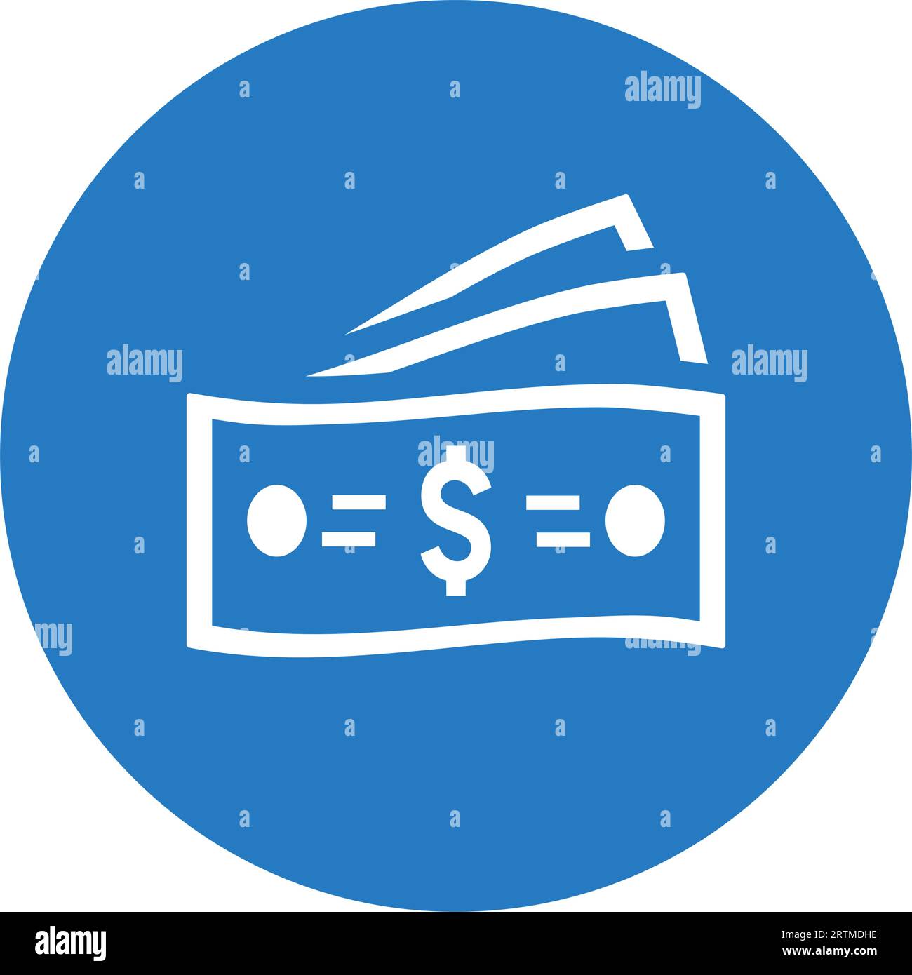 Dollar Cash icon. Commercial use, printed files and presentations, Promotional Materials, web or any type of design project. Stock Vector