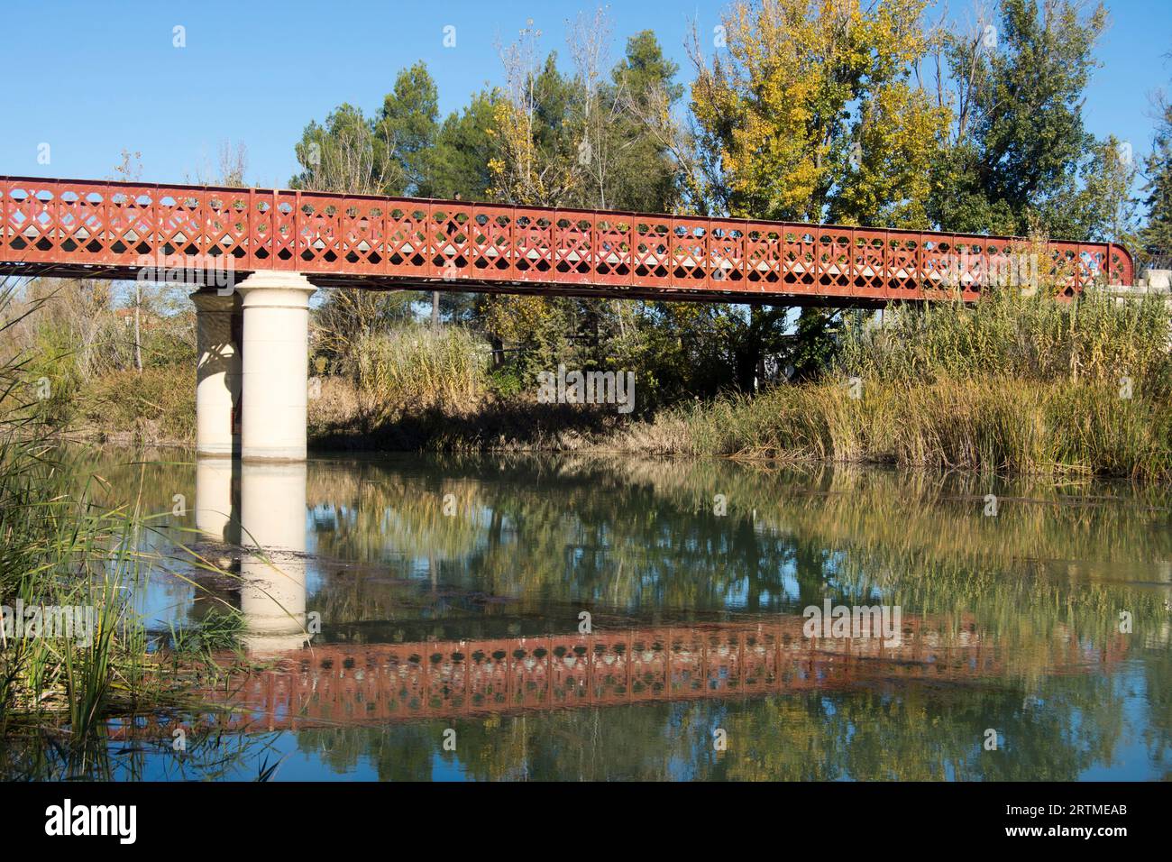 Puente de Fuentidueña de Tajo Stock Photo