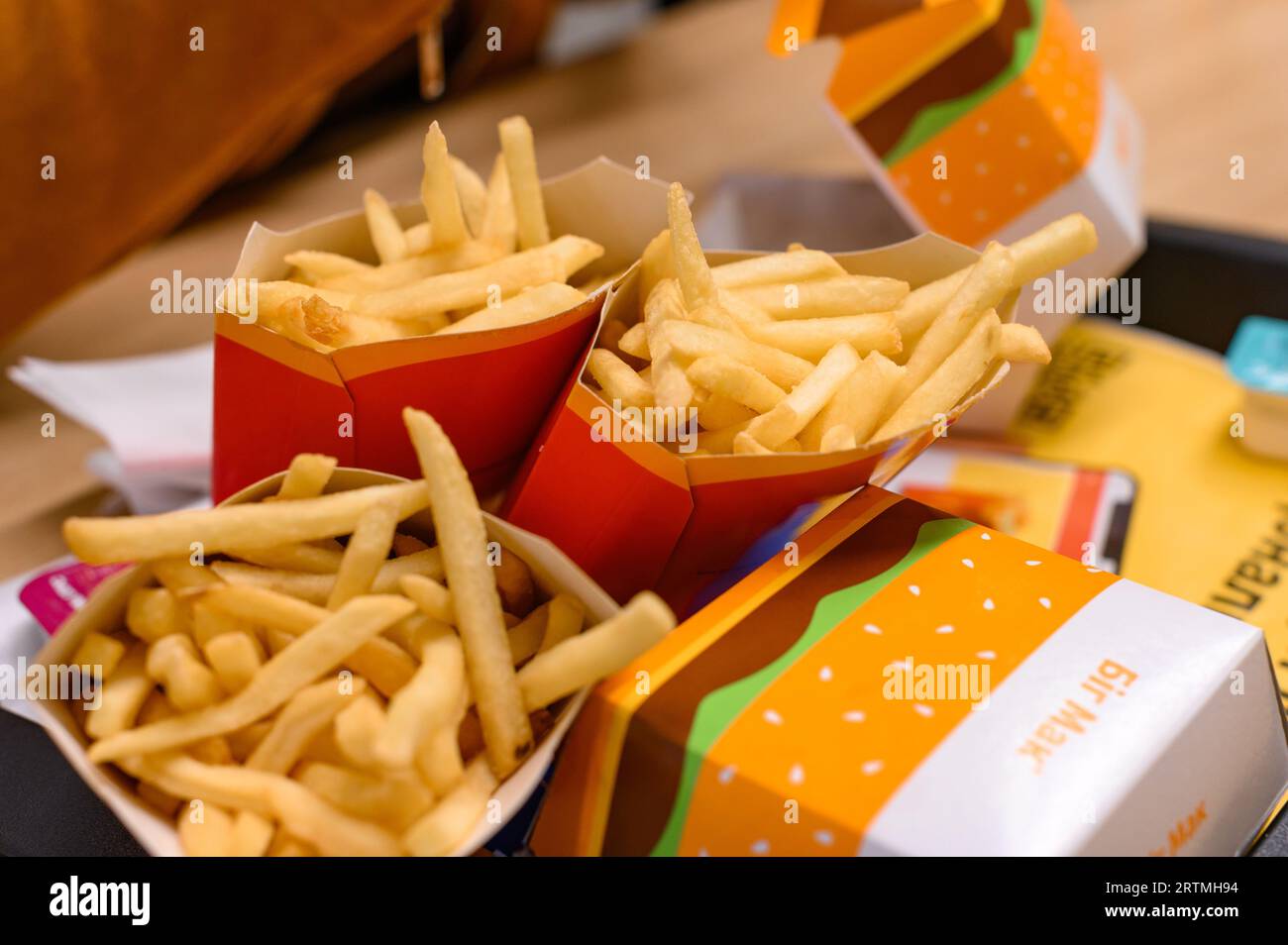 Mcdonalds fries bag hi-res stock photography and images - Alamy