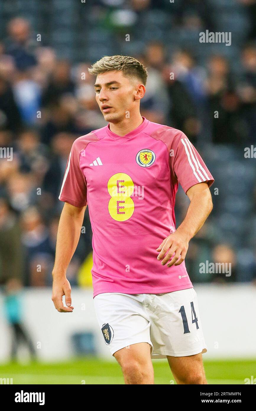 BILLY GILMOUR, professional football player, during a training session