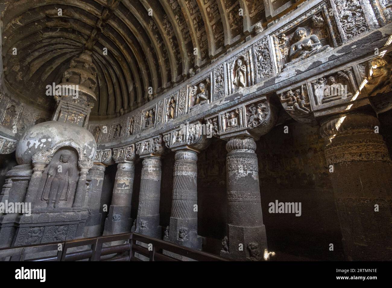 Ajanta caves, a UNESCO World Heritage Site in Maharashtra, India