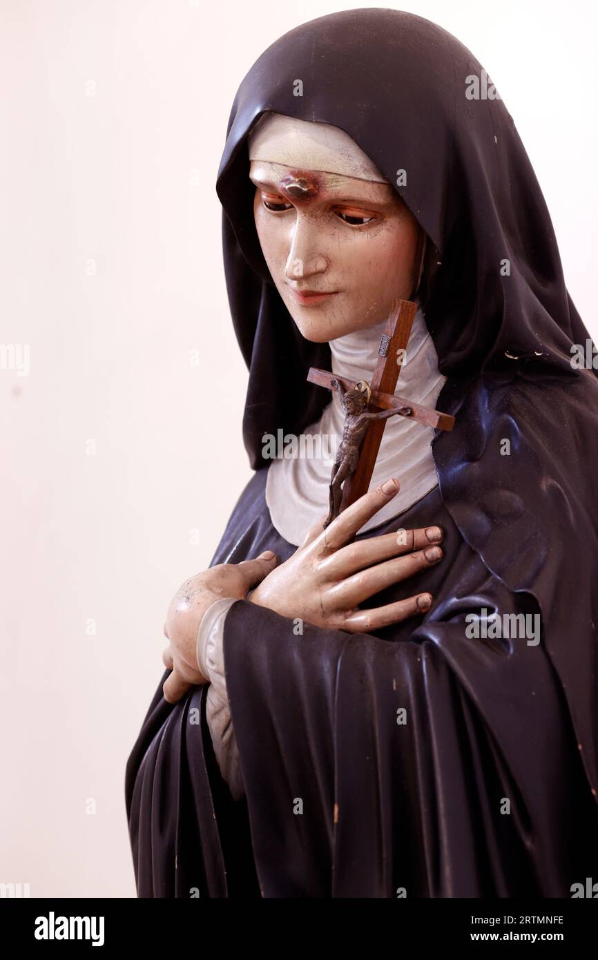 Nossa Senhora da Conceicao church. Saint Rita of Cascia is the patron