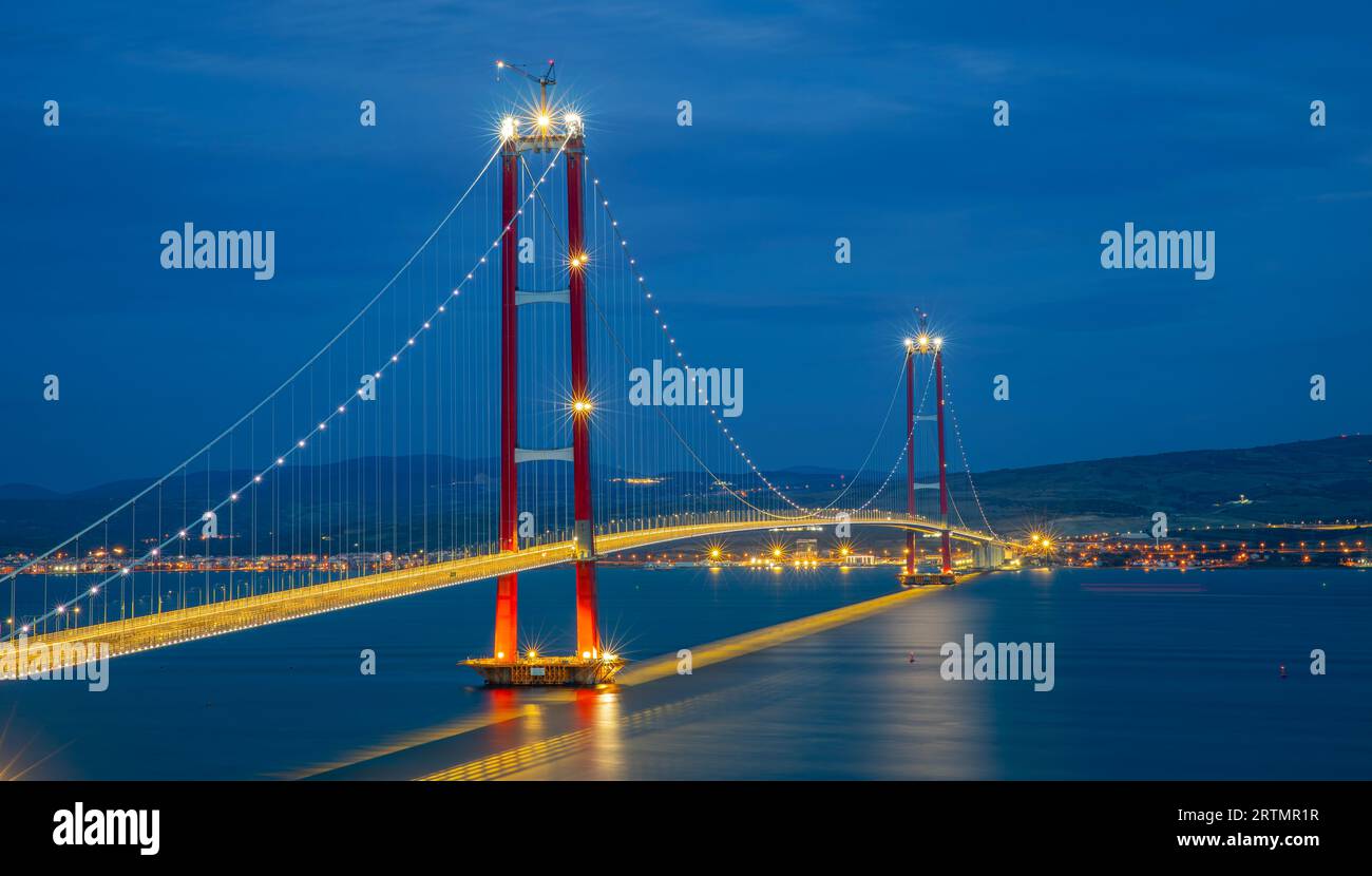 new bridge connecting two continents 1915 canakkale bridge (dardanelles 