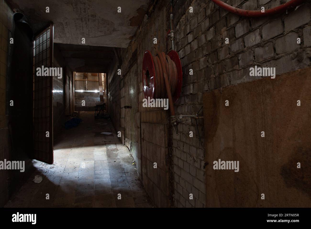 Photo series of 'De Fabriek' in Rotterdam Delfshaven before renovation. Stock Photo