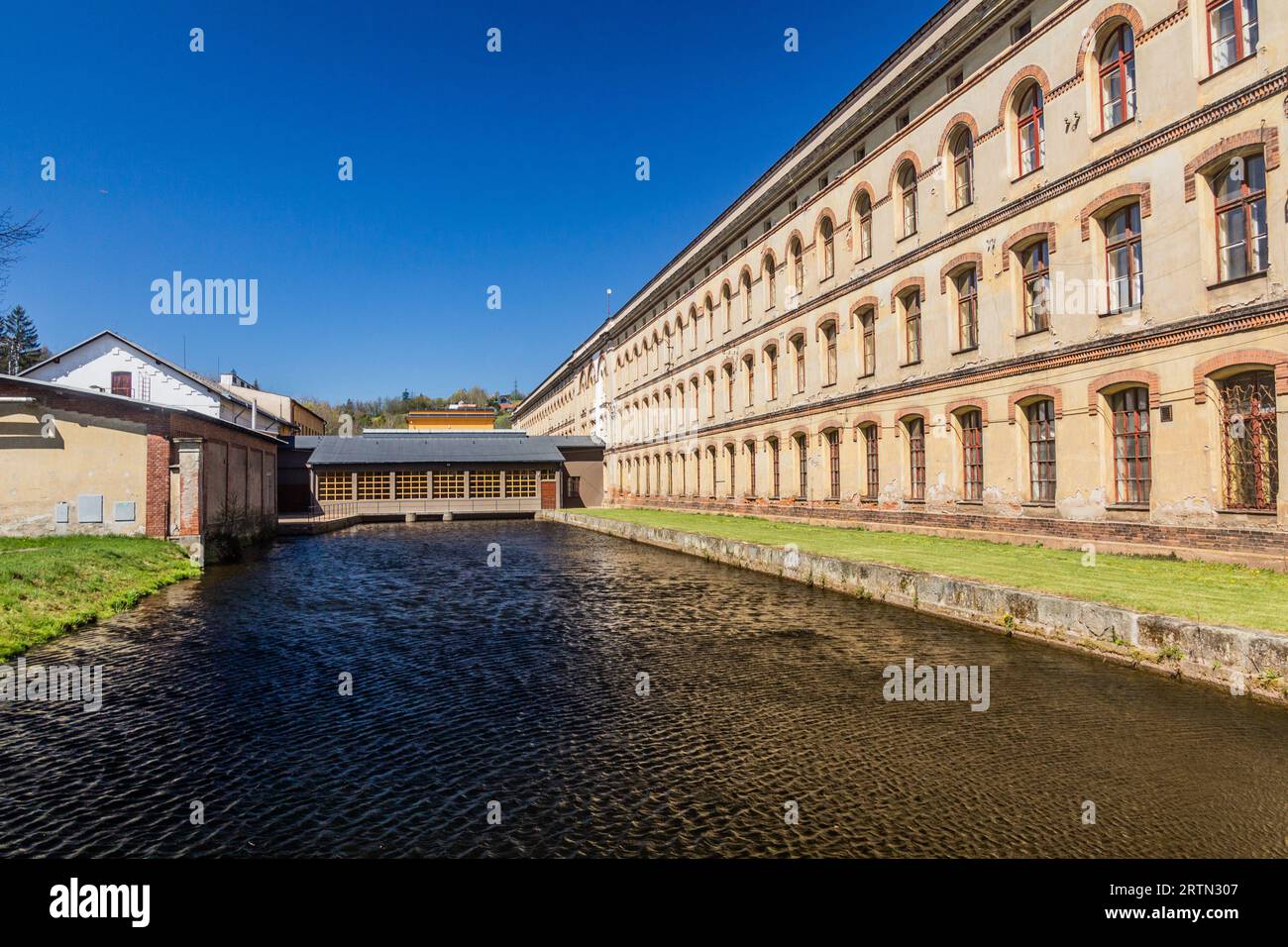 Small hydro power plant Semily - Reky, Czechia Stock Photo - Alamy