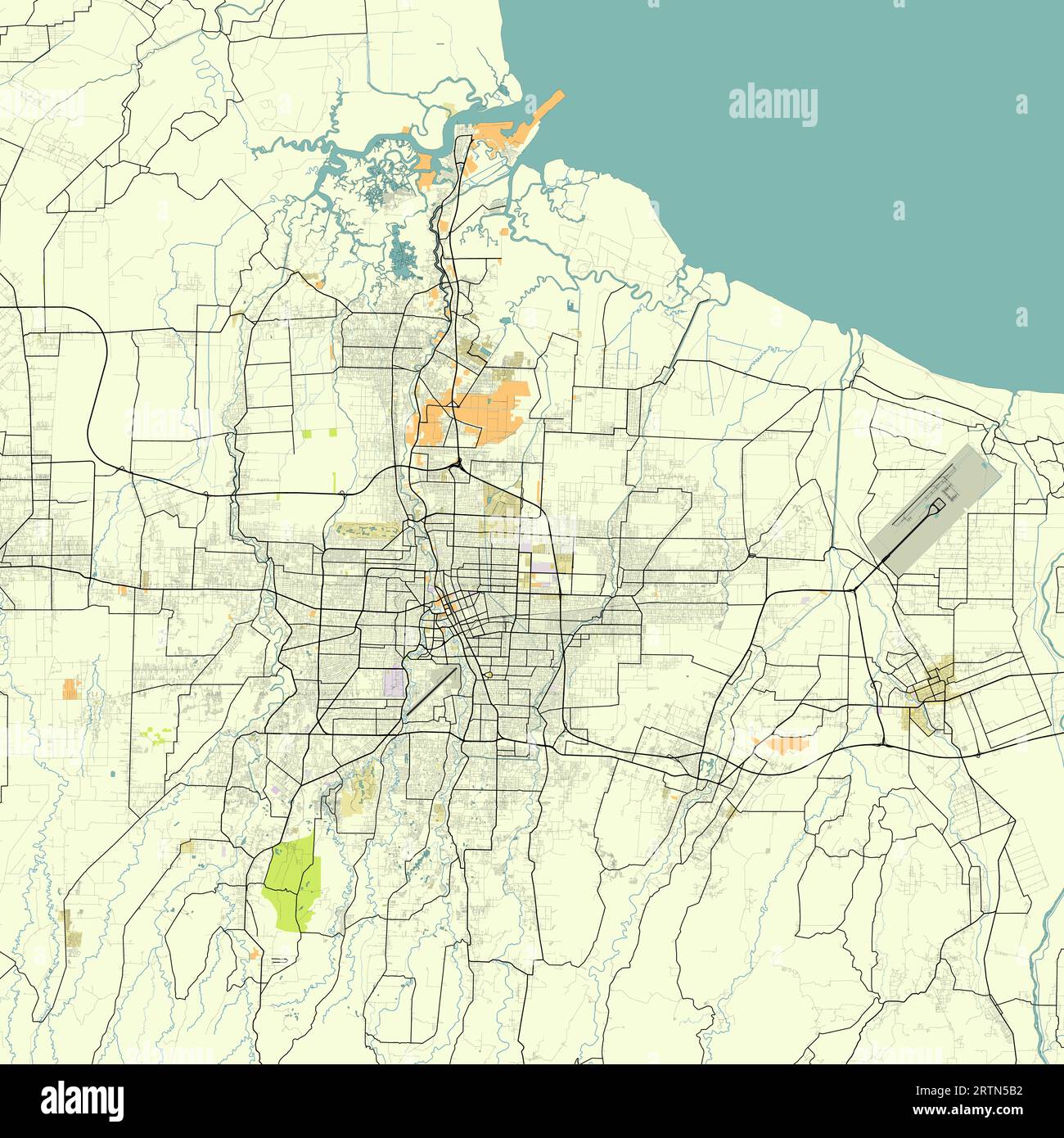 Map of medan hi-res stock photography and images - Alamy