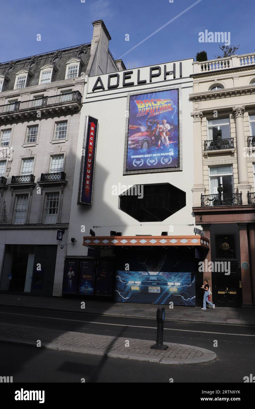 Back to the Future the musical at the Adelphi Theatre The Strand London