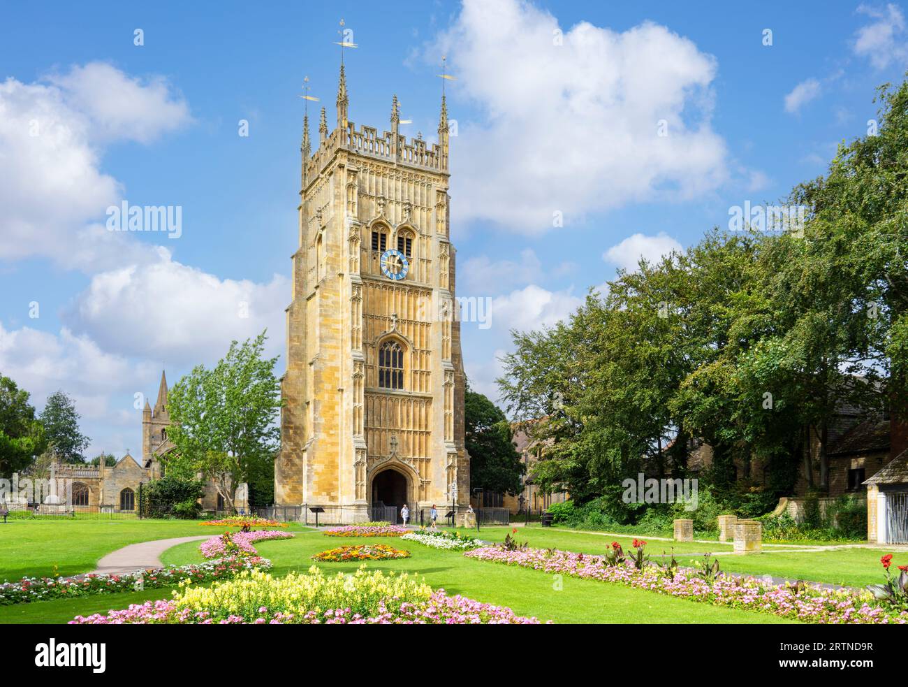 Evesham Bell Tower or Evesham abbey bell tower a freestanding belfry in Evesham Wychavon Worcestershire West Midlands England UK GB Europe Stock Photo