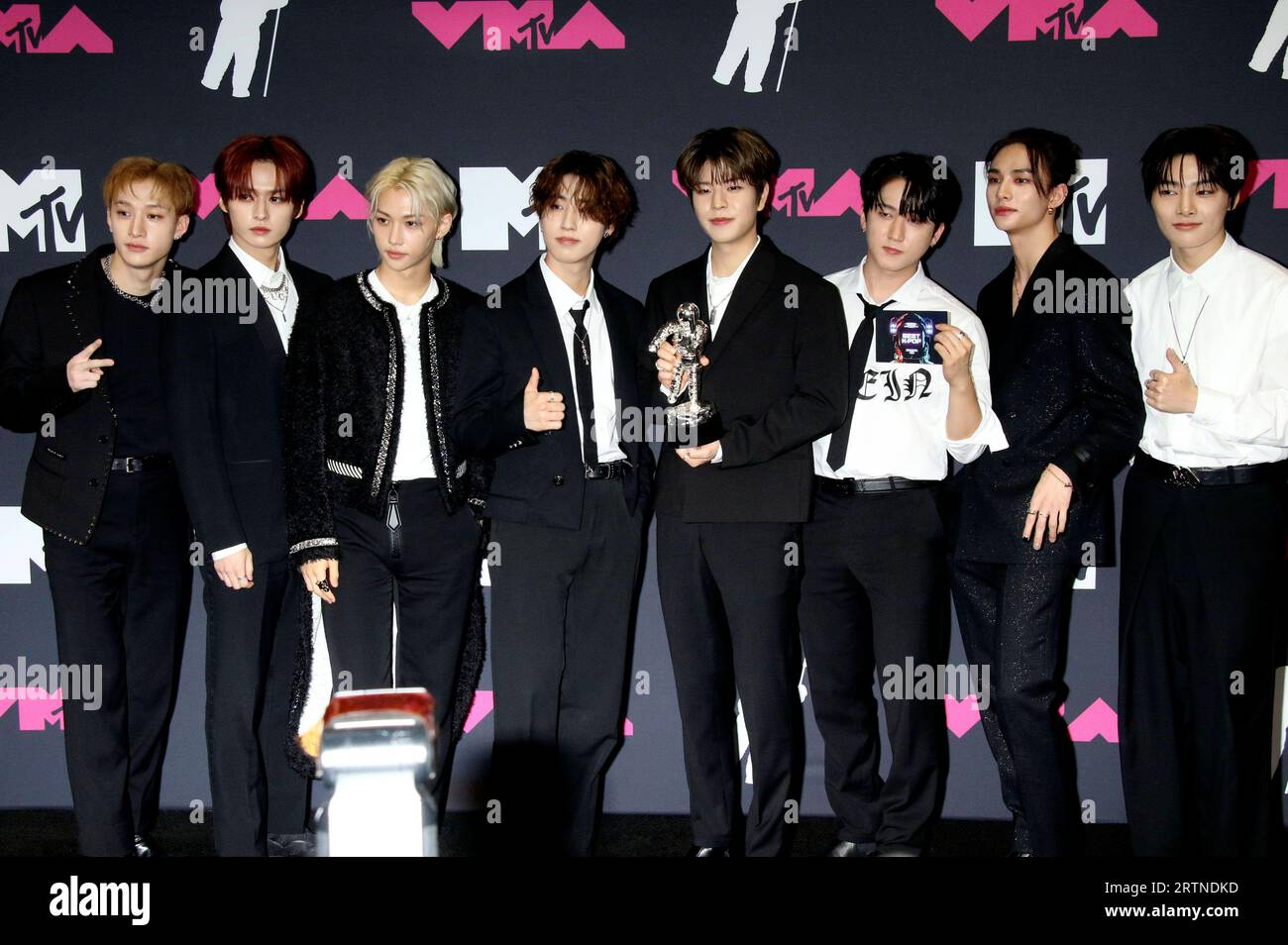 Stray Kids bei der Verleihung der MTV Video Music Awards 2022 im ...