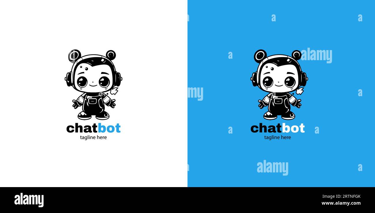 Girl chatbot person icon sign design vector illustration on white and ...
