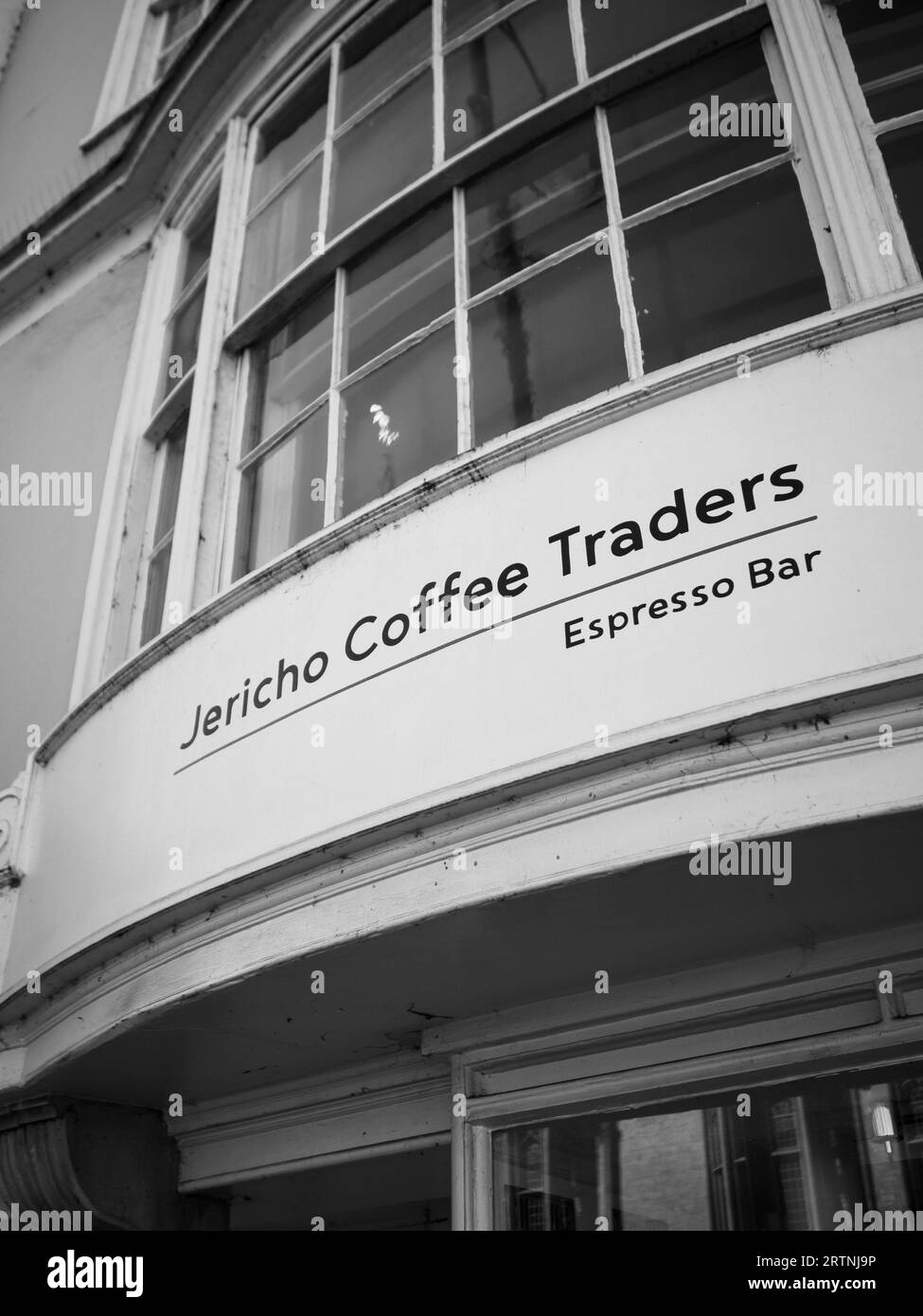 Jericho Coffee Traders Coffee Bar, Espresso Bar, Oxford, Oxfordshire, England, UK, GB Stock