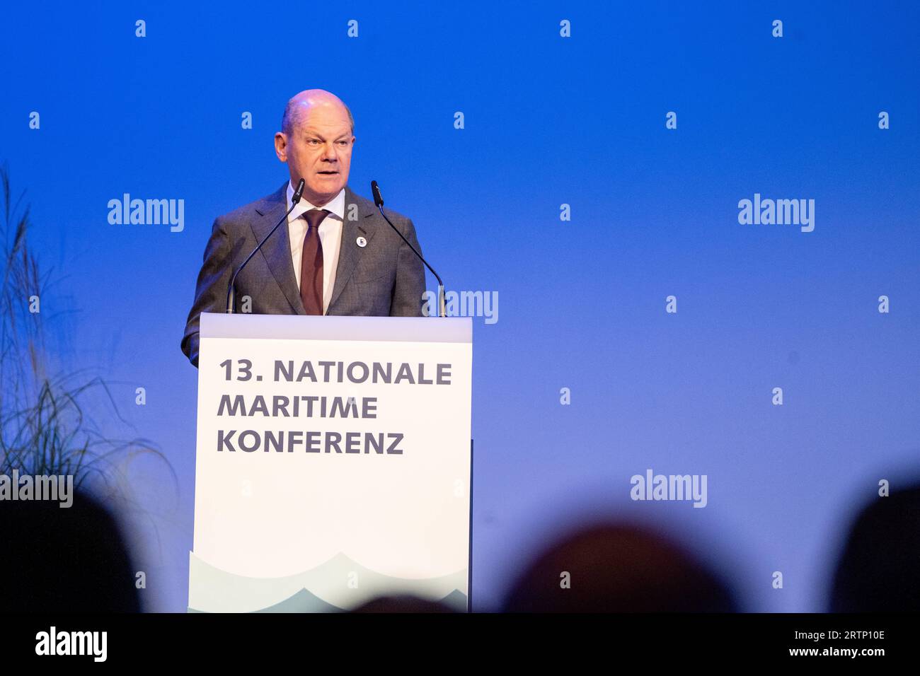 13. Nationale Maritime Konferenz 2023 in Bremen Olaf Scholz