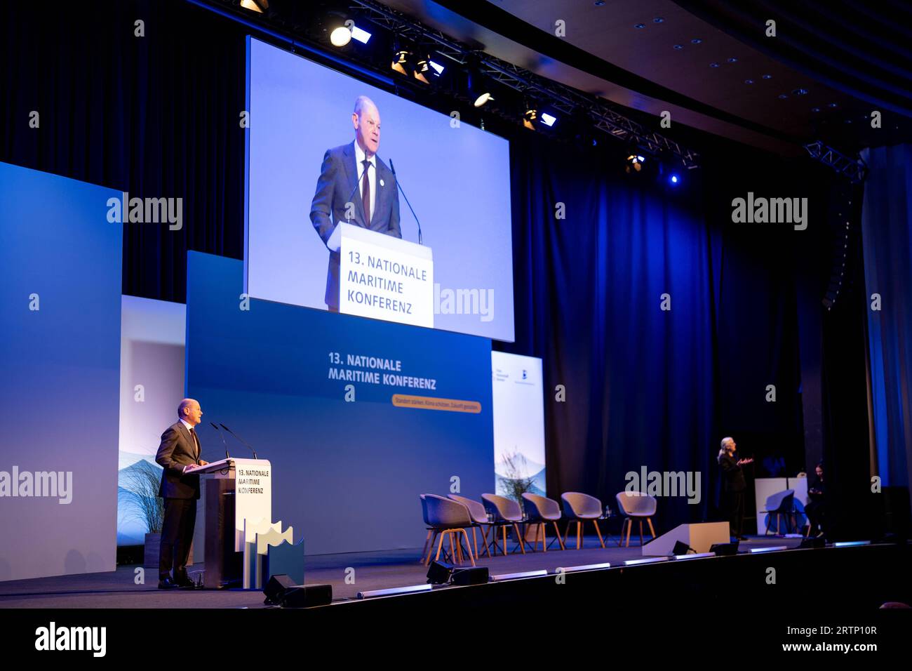 13. Nationale Maritime Konferenz 2023 in Bremen Olaf Scholz