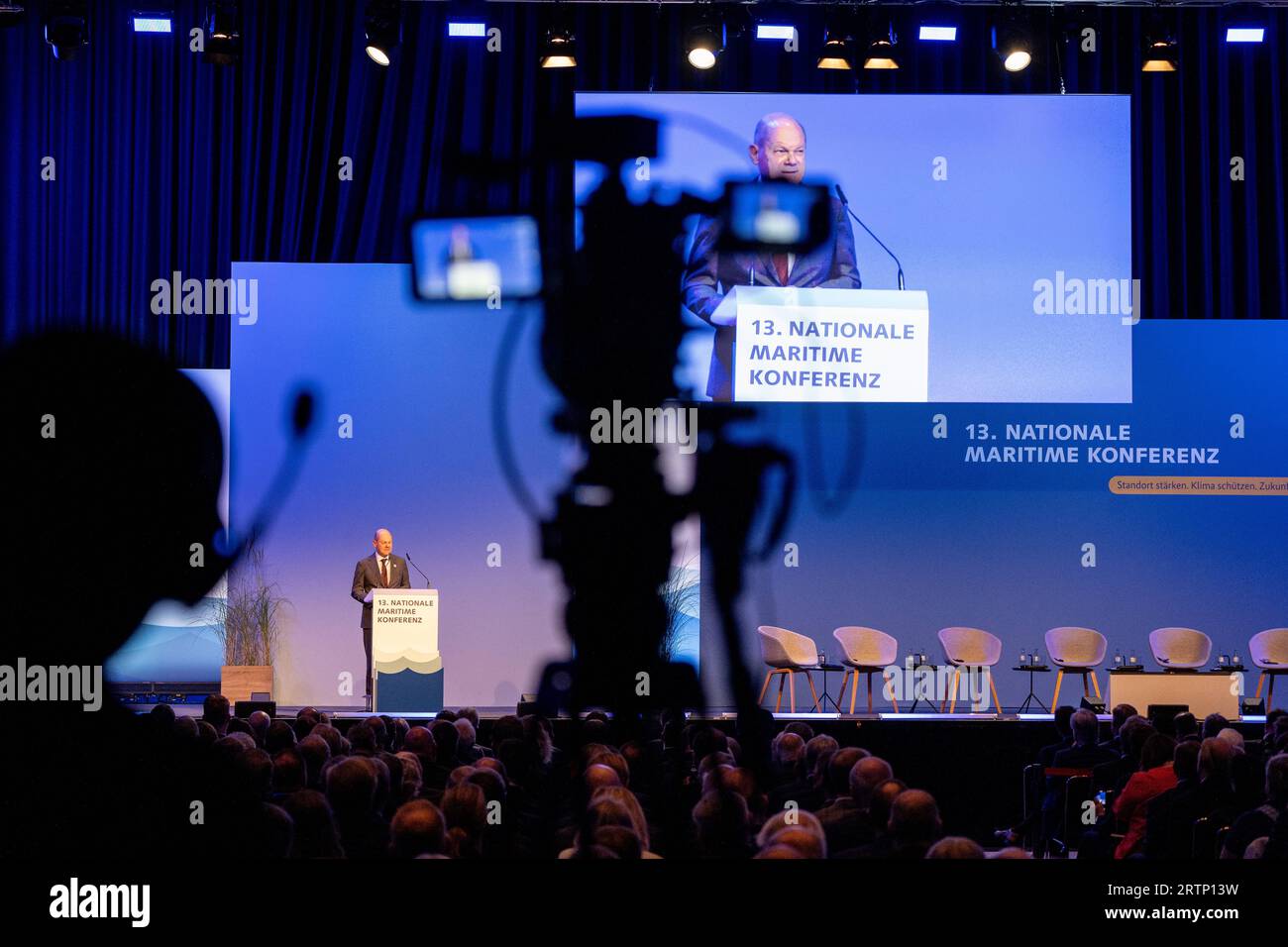 13. Nationale Maritime Konferenz 2023 in Bremen Olaf Scholz