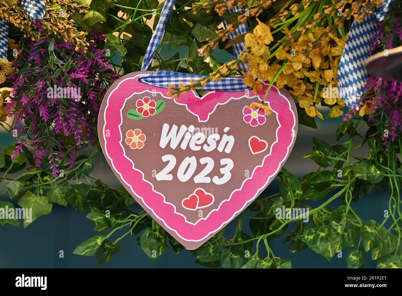 Herz WIESN 2023, Presserundgang vor dem 188. Oktoberfest 2023 am 14.09.