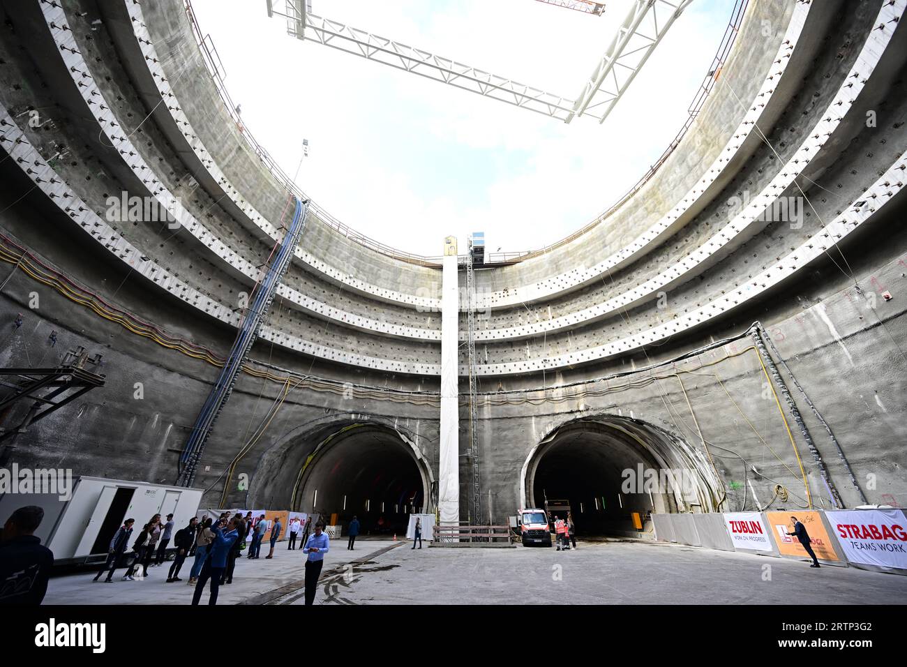 Stuttgart, Germany. 14th Sep, 2023. The east tunnel entrance for the ...