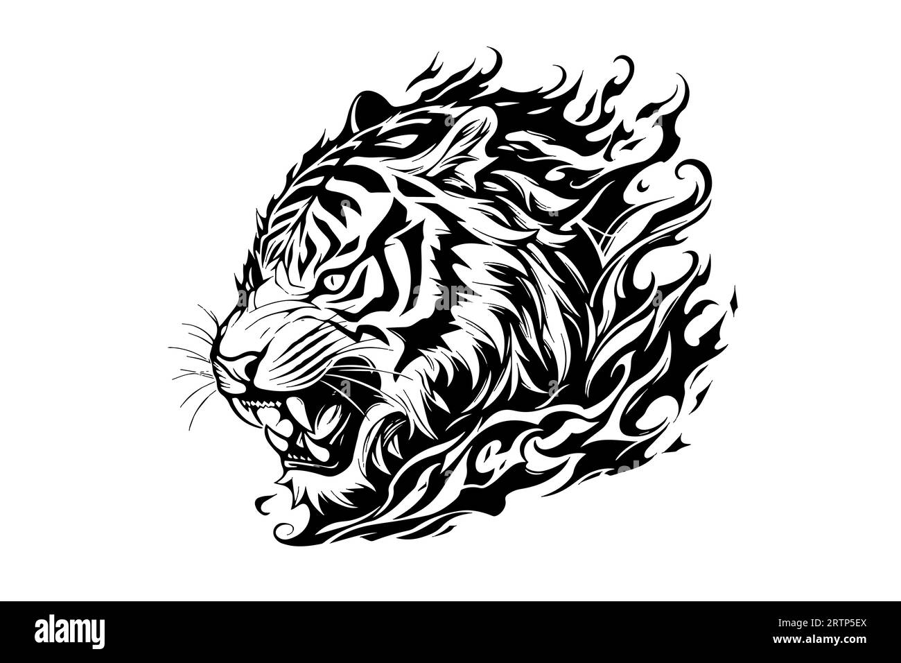 Simply Inked Tribal Temporary Tattoo Designs (Tribal Tiger Tattoo) :  Amazon.in: Beauty
