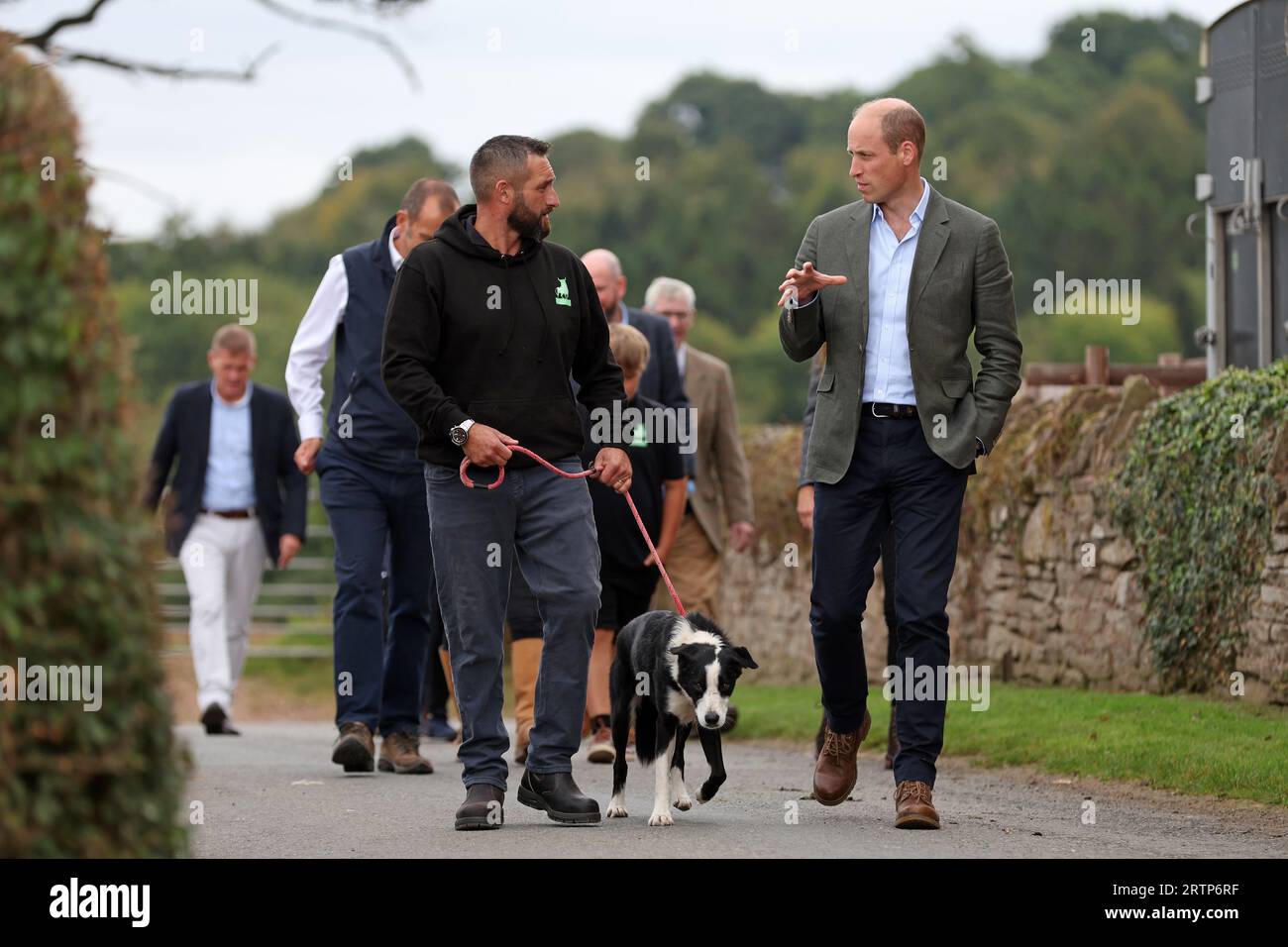 The Prince of Wales talks to Sam Stables during a visit to the We Are