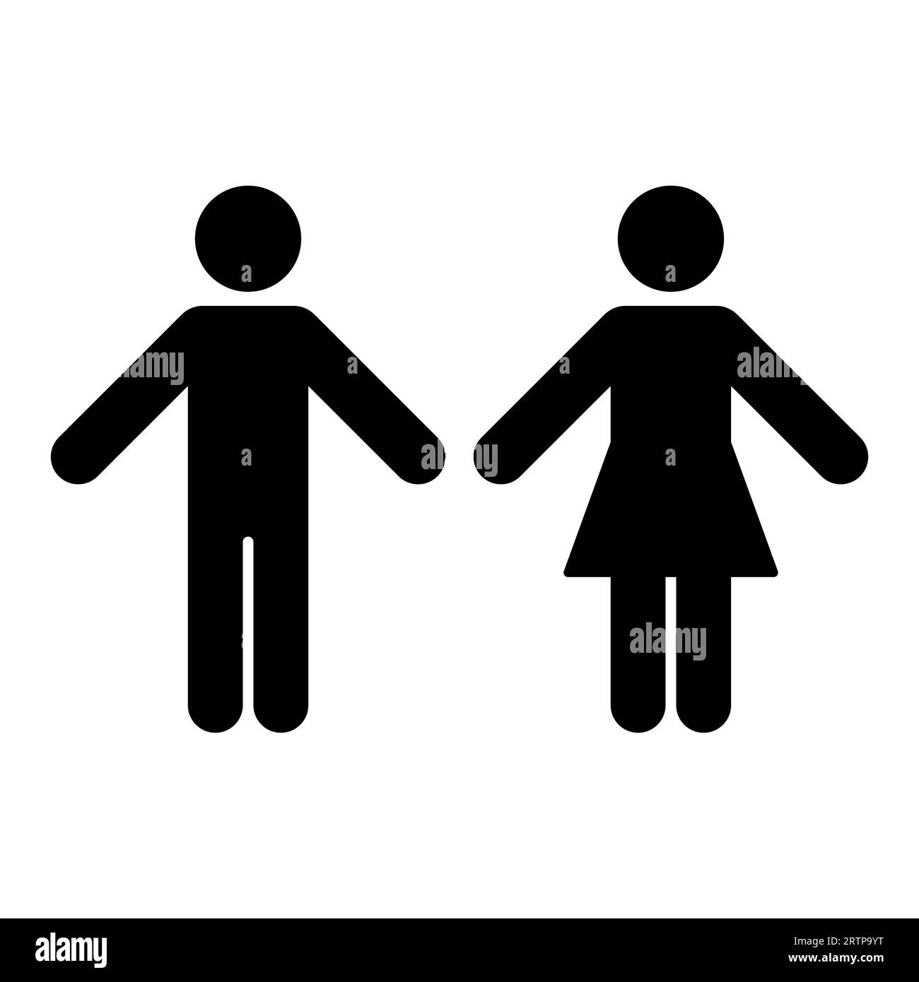 Man and woman icon. Design can use for web and mobile app. Vector ...