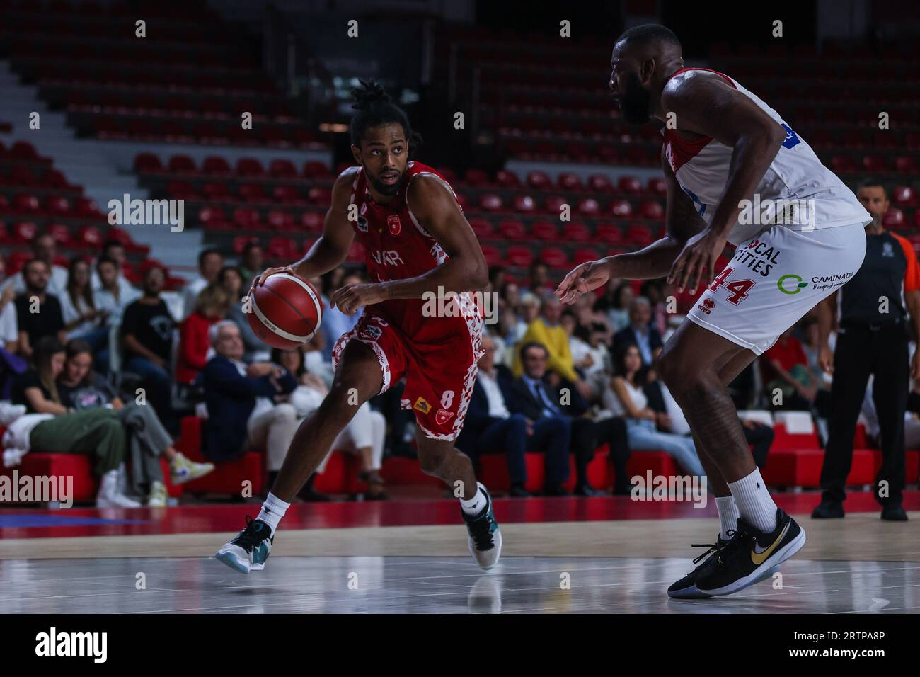 Andriu Tomas Woldetensae #8 Of Pallacanestro Varese Openjobmetis Seen 