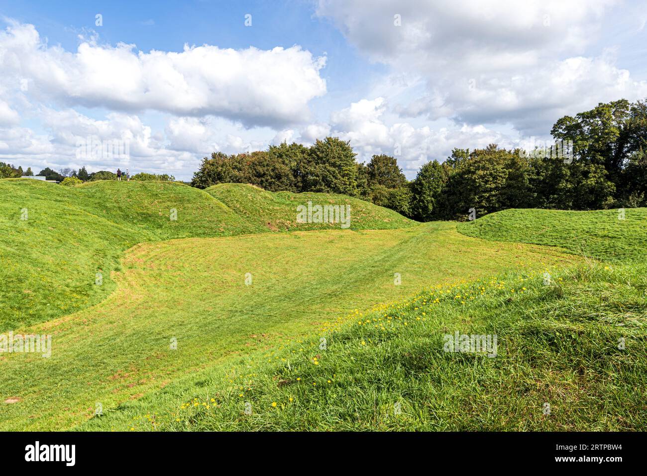 The early 2nd century AD Roman amphitheatre on the outskirts of ...