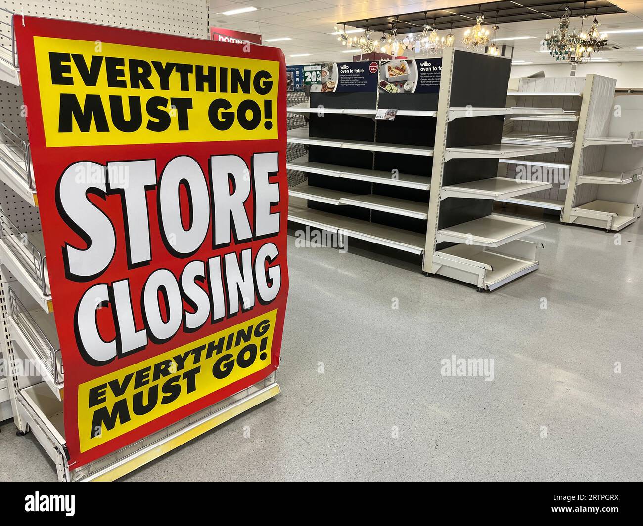 Bicester Oxfordshire UK. 15 September 2023. Wilko stores closing down