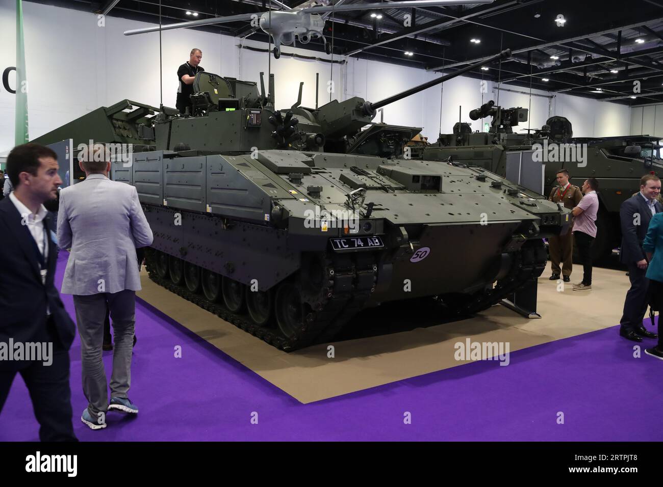 London, United Kingdom. 14th Sep, 2023. Arms manufacturers from all