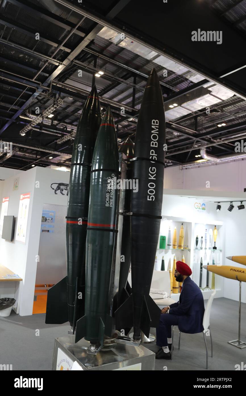 London, United Kingdom. 14th Sep, 2023. Arms manufacturers from all