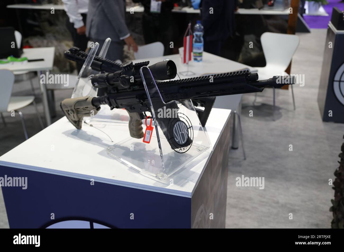 London, United Kingdom. 14th Sep, 2023. Arms manufacturers from all