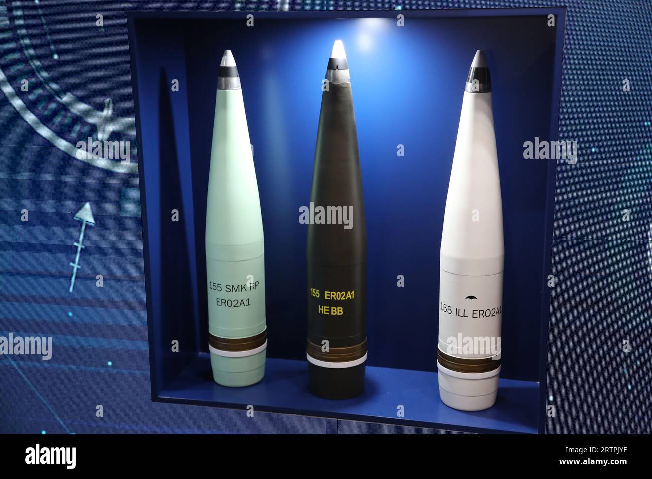 London, United Kingdom. 14th Sep, 2023. Arms manufacturers from all