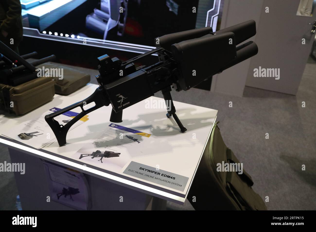 London, United Kingdom. 14th Sep, 2023. Arms manufacturers from all