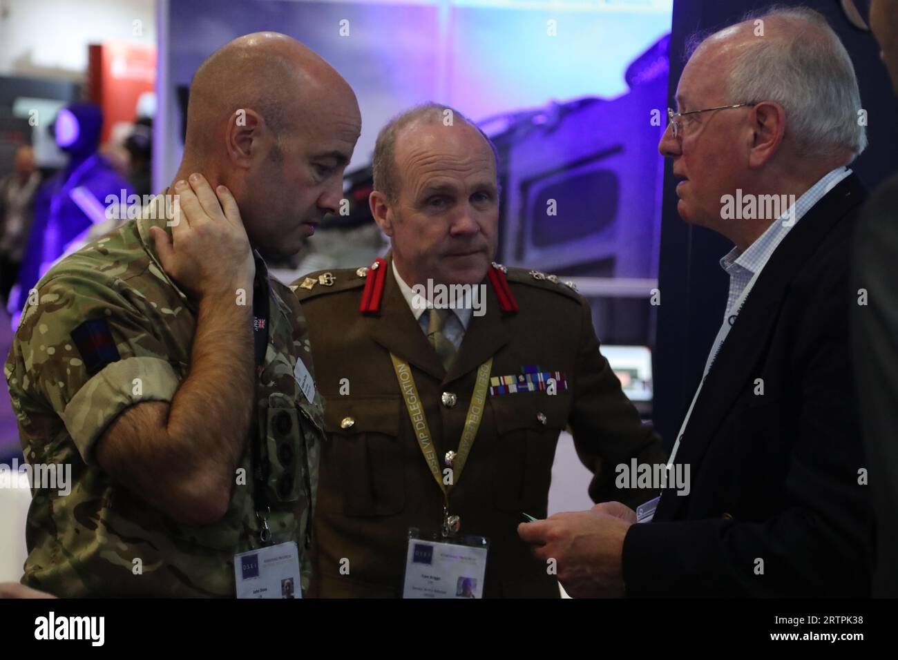 London, United Kingdom. 14th Sep, 2023. Arms manufacturers from all