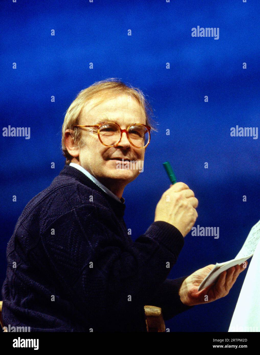 David Wood (1944- ), children’s dramatist, stage director and producer at a press photo call for THE BFG by Roald Dahl at the Albery Theatre, London WC2 in November 1993 Stock Photo