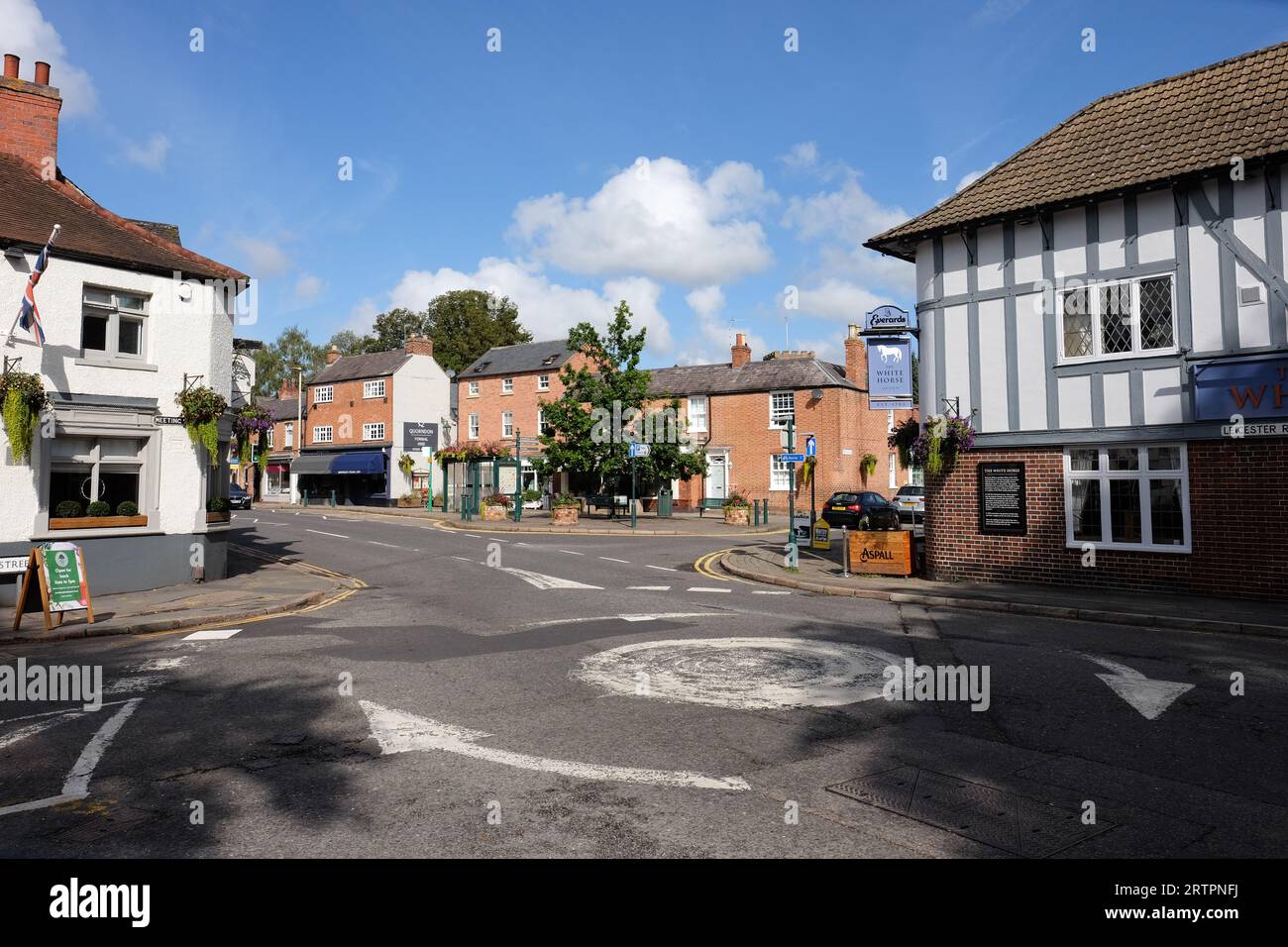general view of quorn village in leicestershire Stock Photo Alamy