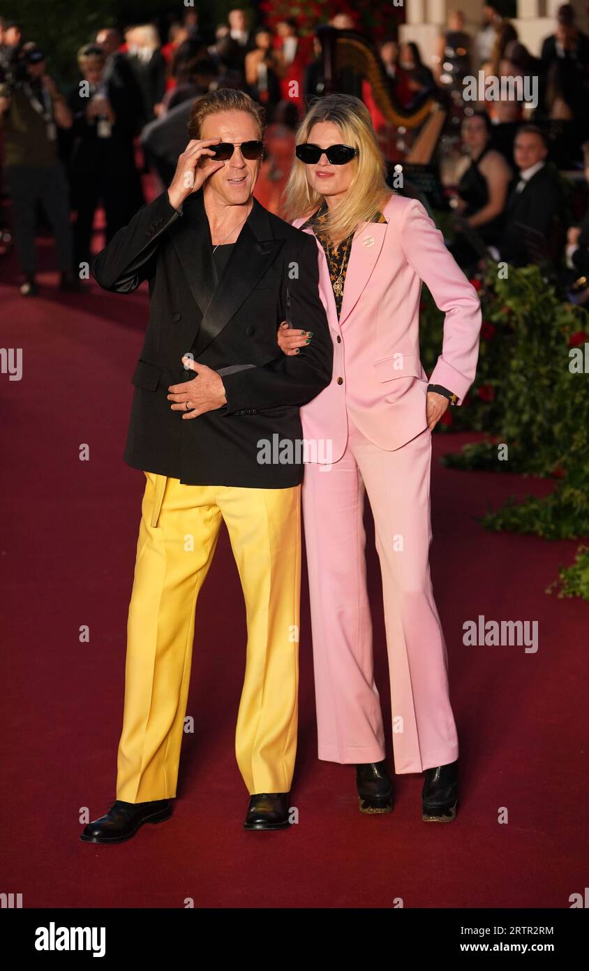 Damian Lewis and Alison Mosshart attending the Vogue World: London show