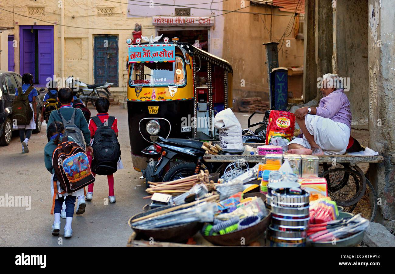 Street shop in Jodhpur, India Stock Photo Alamy