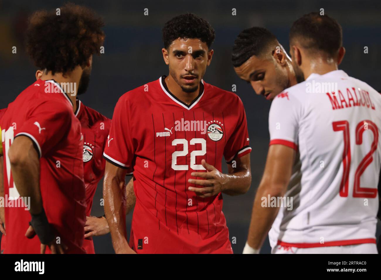 Egypt, Cairo 12 September 2023 Omar Marmoush of Egypt during