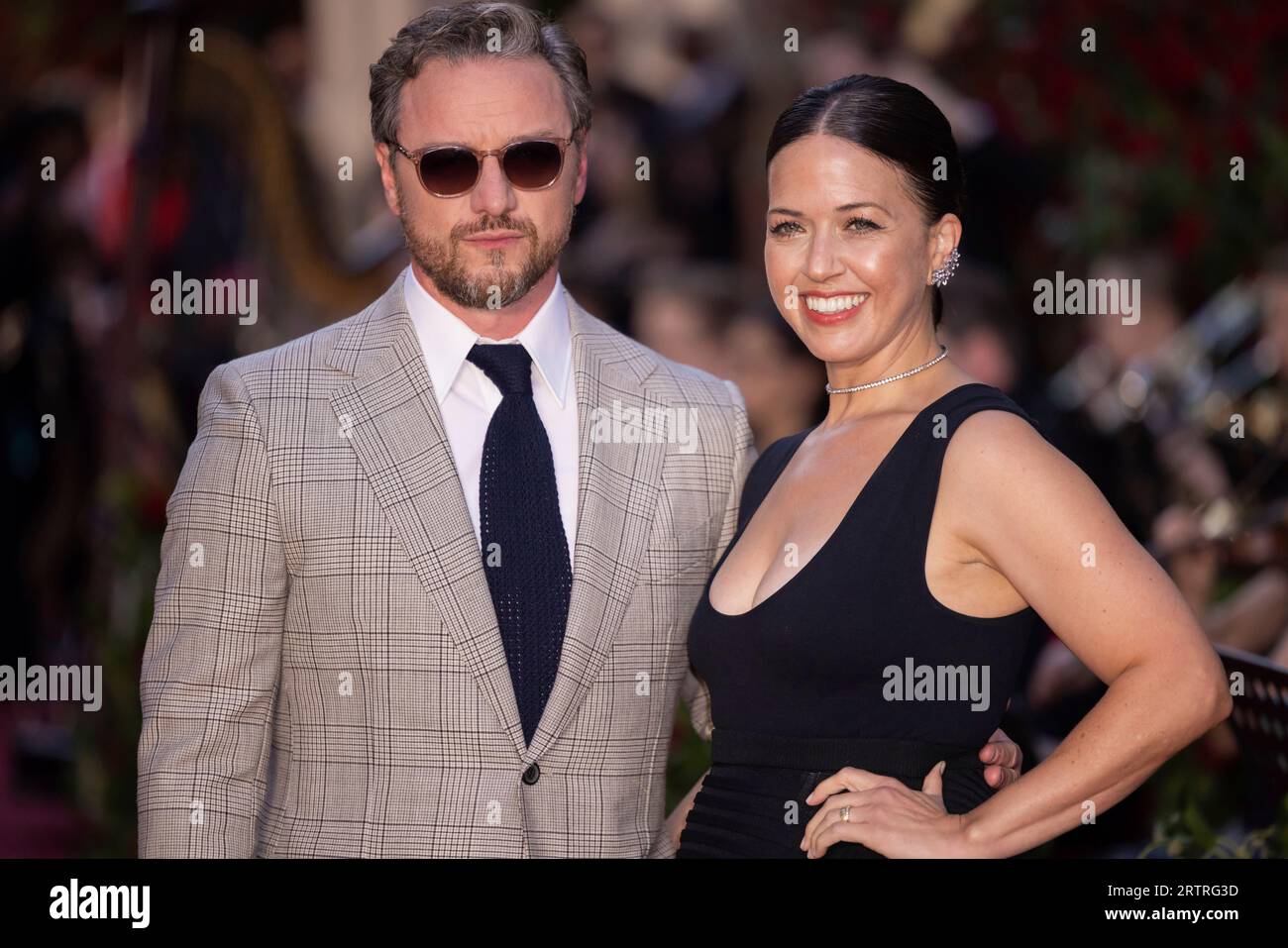 James McAvoy and Lisa Liberati pose for photographers upon arrival at