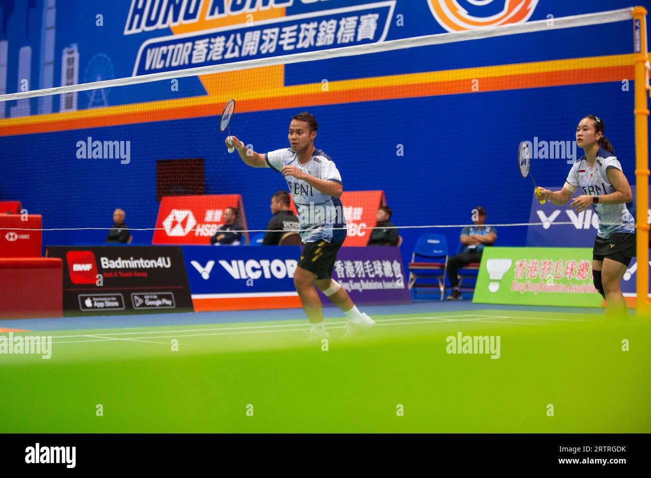 Sep Rehan Hong Kong, China. 14th Sep, 2023. Rehan Naufal Kusharjanto and Lisa Ayu ...