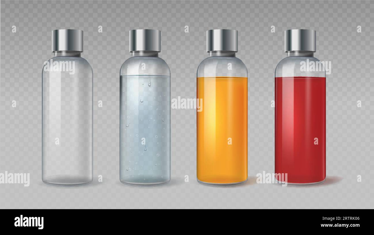 Realistic bottles vector set Stock Vector Image & Art - Alamy