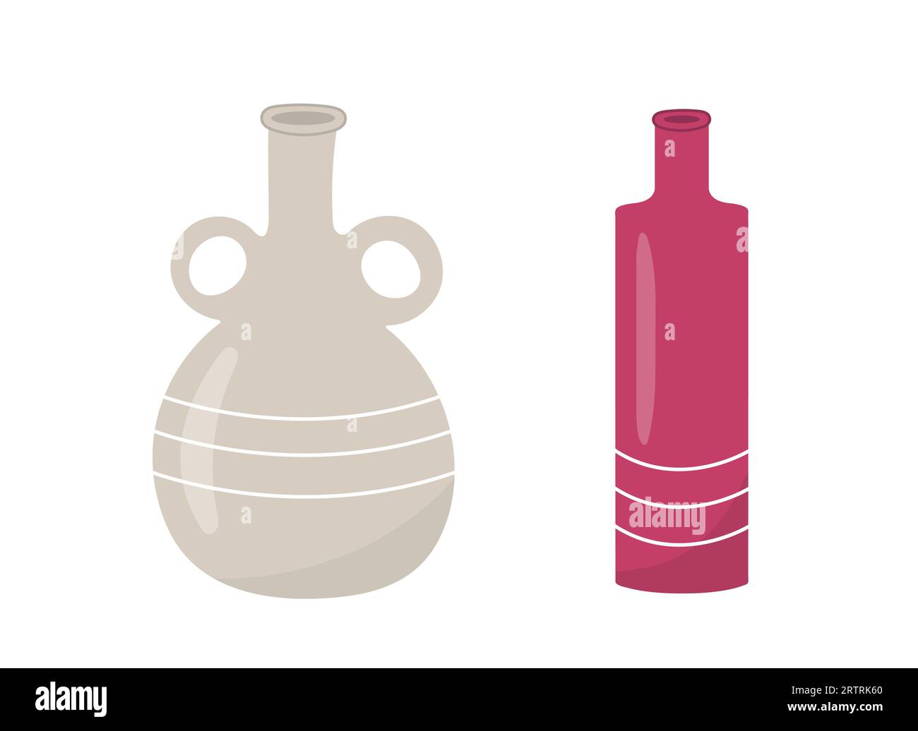 Set of ceramic vases vector concept Stock Vector Image & Art - Alamy