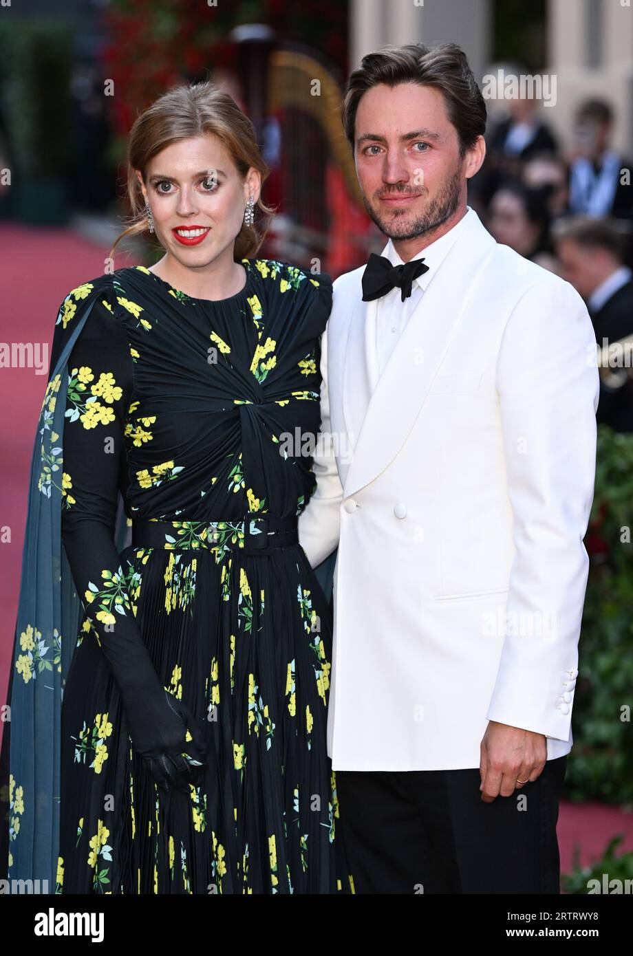 London, UK. September 14th, 2023. Princess Beatrice and Edoardo Mapelli ...