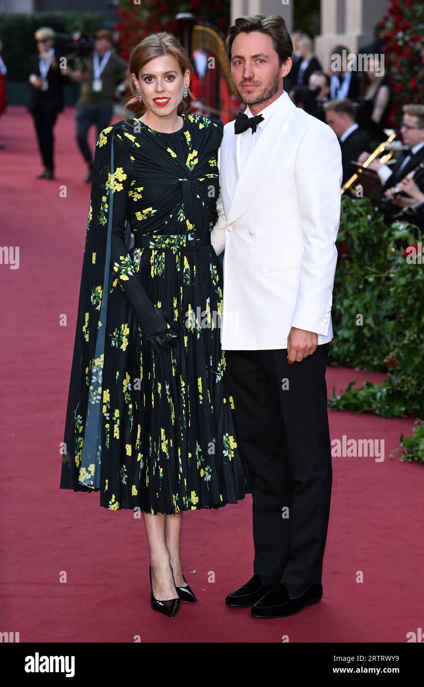 London, UK. September 14th, 2023. Princess Beatrice and Edoardo Mapelli ...
