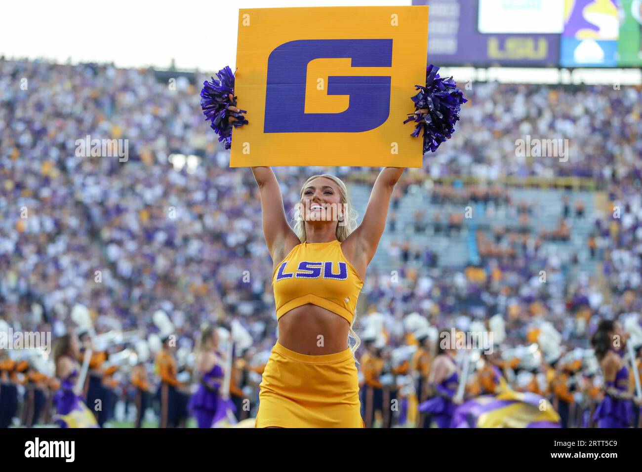 Baton Rouge, LA, USA. 09th Sep, 2023. LSU Tiger Girl Darah Haidet