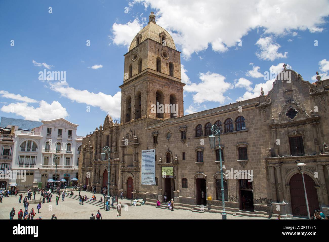 Basilica san francisco la paz hi-res stock photography and images - Alamy